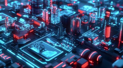 electronic circuit board with processor