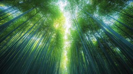 A Serene Stroll Through the Majestic Bamboo Forest