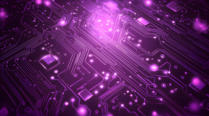 Fototapeta premium Exploring circuit board patterns technology background digital realm abstract design close-up view innovation