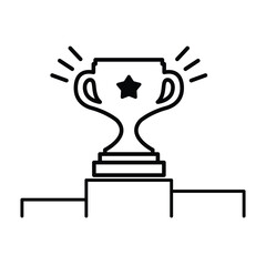  award trophy for the winner