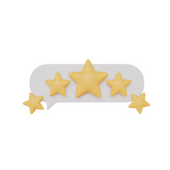 Bubble rating stars for best excellent services, Review for quality customer rating feedback