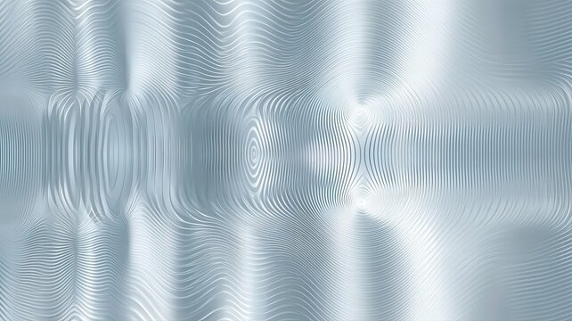 Elegant scientific schematic of the double-slit experiment, showing coherent light passing through two narrow slits and forming an interference pattern in soft grey and blue tones. Clean physics desig