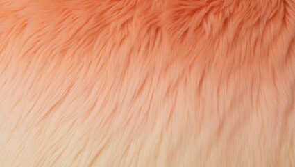 Textured Ombre Fabric Showing Soft Coral to Cream Color Transition with Vertical Fibers