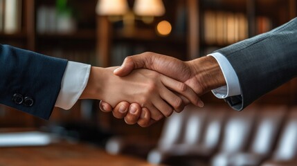 Business Deal: A Handshake Seal of Agreement