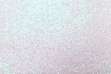 Sparkling silver glitter as background