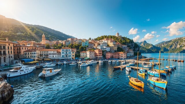 Picturesque Othonoi Harbor Village, Greece - Aegean Charm