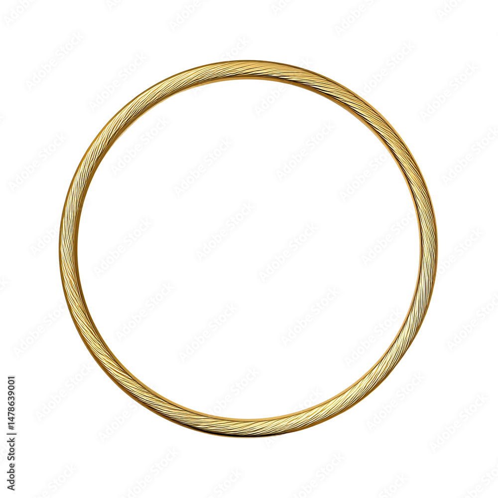 Poster a golden circle, representing completeness and unity. the ring is simple yet elegant, with a smooth,