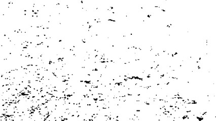 Distressed black texture. Dark grainy texture on white background. Grunge background black and white. Cracks, chips, scratches, dust texture.