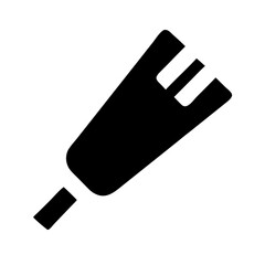 Hair Clipper Icon, Black Silhouette Grooming Tool Vector Illustration