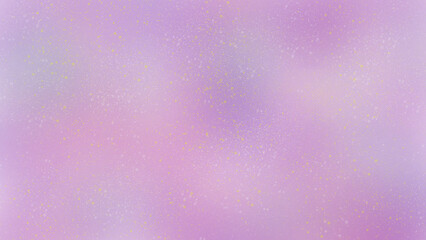 Pastel pink and purple gradient background with golden yellow splatter texture and dreamy abstract design