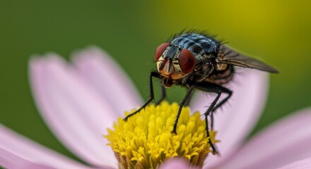 Fototapeta premium Fly on Flower