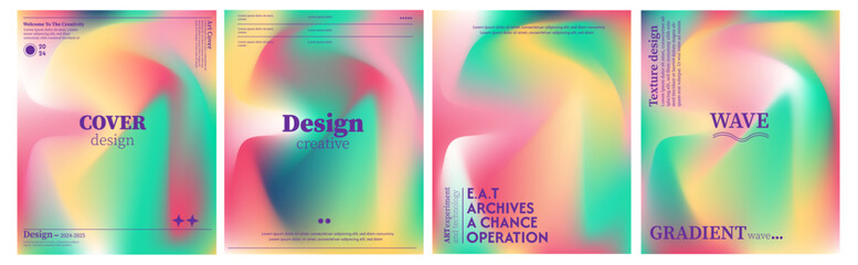 Abstract colorful background with wave texture. Light and dark combination. Cover design, poster, banner, web, card, greeting card, etc.