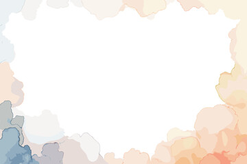 Obraz premium watercolor background on white background 