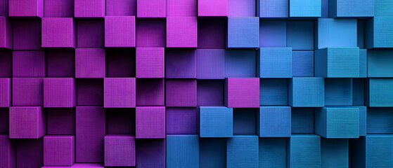 Abstract Geometric Cube Pattern Gradient Background