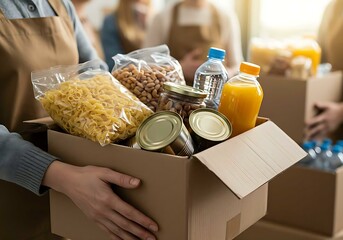 Donation Box, Food Bank, Volunteer, Charity