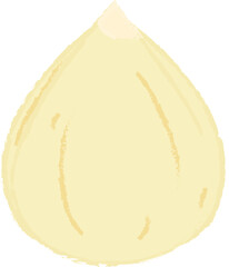 Salak Snake Fruit Hand-Drawn Illustration