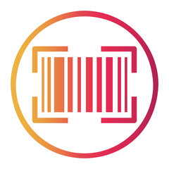 tracking Line Gradient Icon