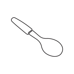 spoon line icon