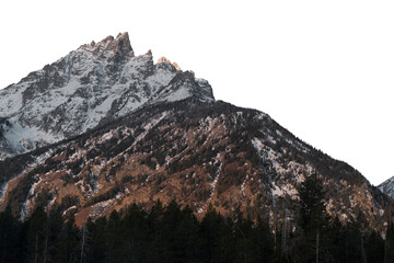 Snowy Hill Background PNG