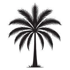 Obraz premium Palm tree Silhouette 