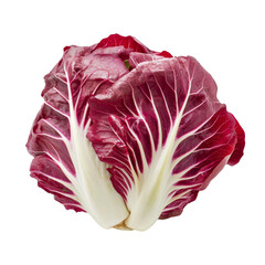 Obraz premium Fresh red cabbage with vibrant leaves and crisp texture, perfect for salads and cooking. This nutritious vegetable adds color and flavor to any dish