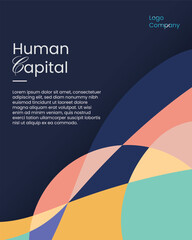 Template layout design for feed social media