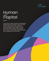 Template layout design for feed social media