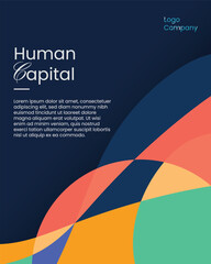 Template layout design for feed social media