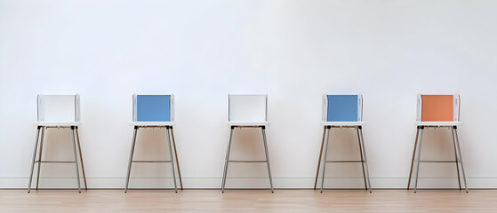 Empty Display Units In Neutral Colors