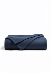 深紺の柔らかな肌触り 温かいフリース毛布