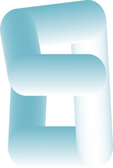 Fototapeta premium 3d number 8