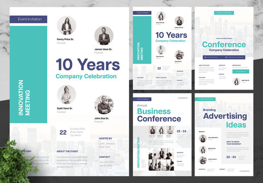 Blue And Black Business Flyer