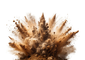 exploding dirt clipart png image on transparent background