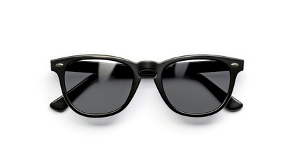 Retro Wayfarer Sunglasses on the white background

