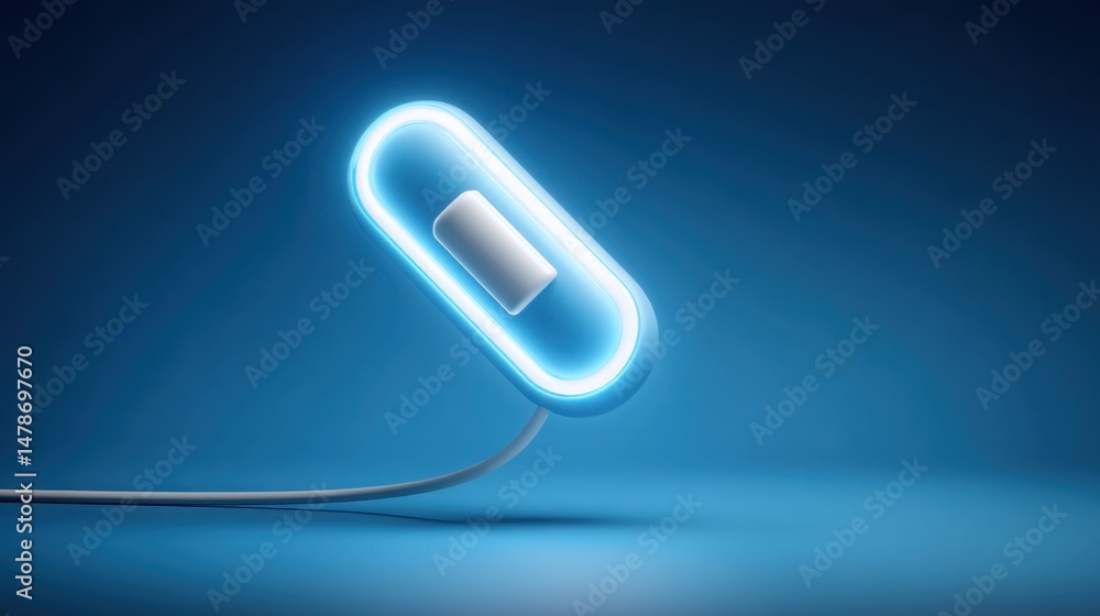 Poster glowing light representing blockchain-authenticated reentry concept for token-based financial transa