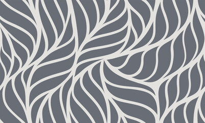 Seamless exotic pattern with palm leaves.	