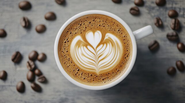 Freelancer coffee meetup local networking event in a cozy top-down view of community building