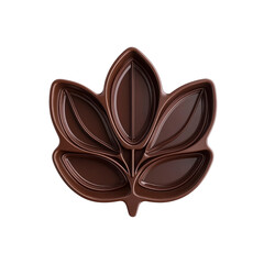Chocolate Leaf-Shaped Mold for Candy or Confectionery