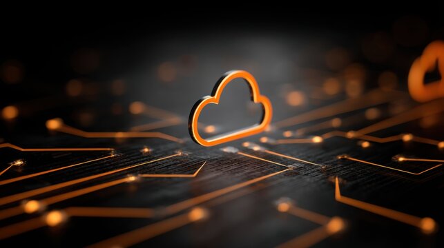 Artistic interpretation of a heart on a circuit board symbolizing cloud-based strategy synchronizer for distribution