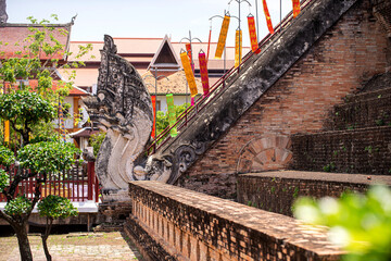 Wat Chedi Luang temple, Chiang Mai, Thailand