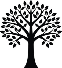 Manzanita Tree Icon Vector Art Illustration