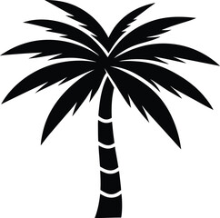 Fototapeta premium Traveler's Palm Tree Icon Vector Art Illustration