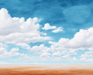 Red orange and yelllow background with watercolor and grunge texture design, colorful textured paper in bright autumn or fall warm sunset colors. High quality