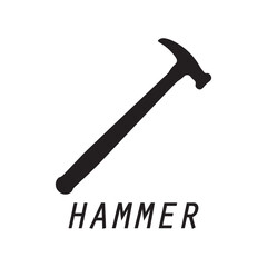 hammer logo design icon graphic image