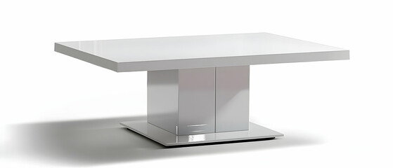 Modern White Coffee Table