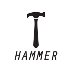 hammer logo design icon graphic image