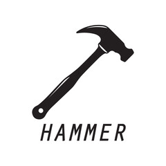 hammer logo design icon graphic image