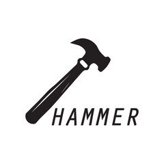 hammer logo design icon graphic image