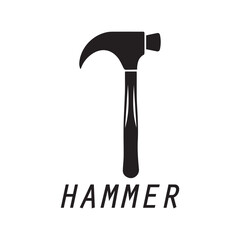 hammer logo design icon graphic image