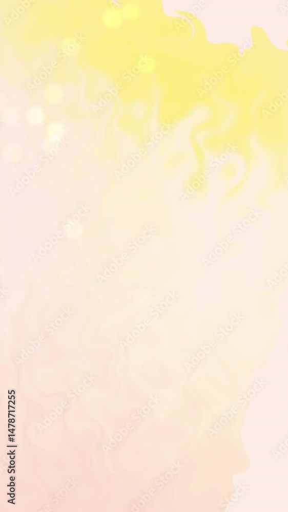 Poster abstract soft pink and yellow gradient background with light bokeh effect